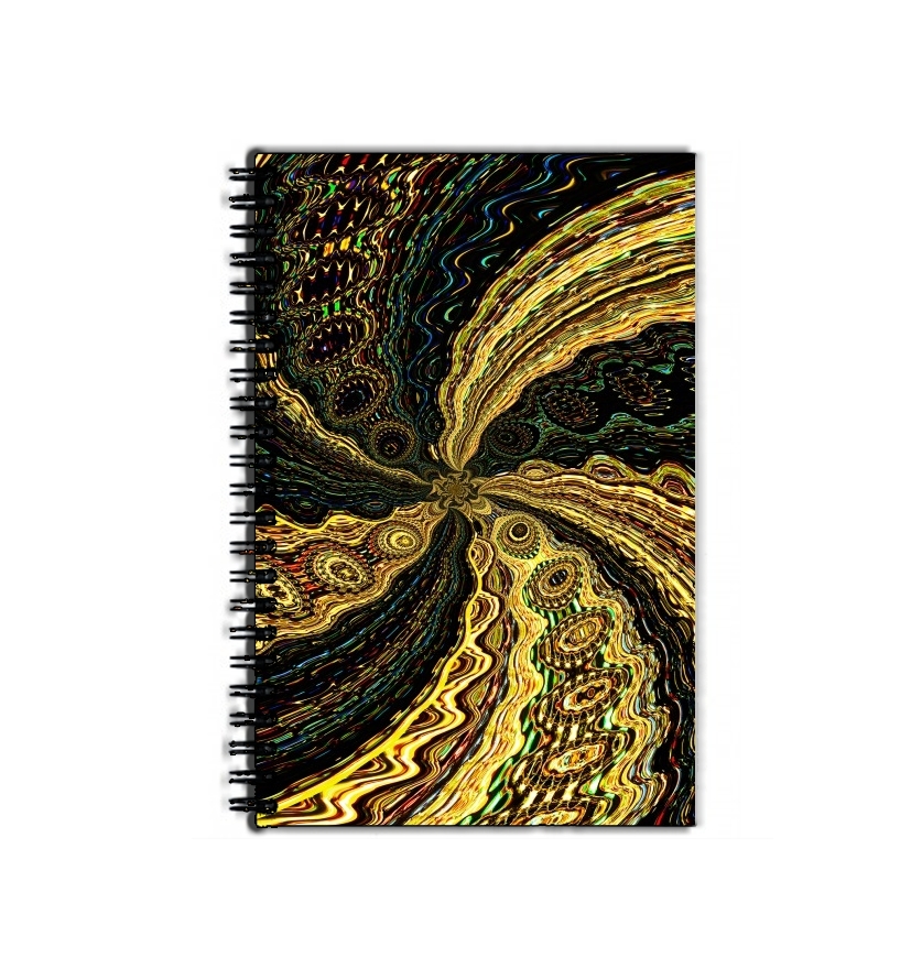Cahier Twirl and Twist black and gold