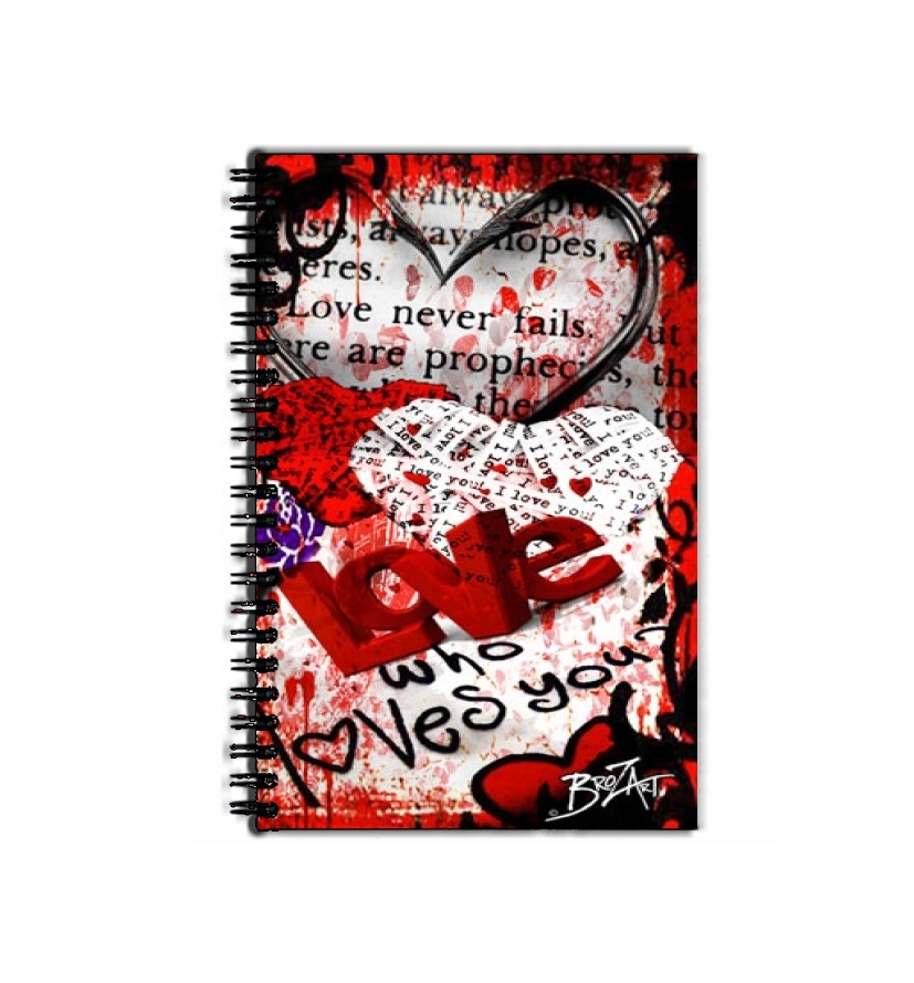 Cahier Who Loves You ?
