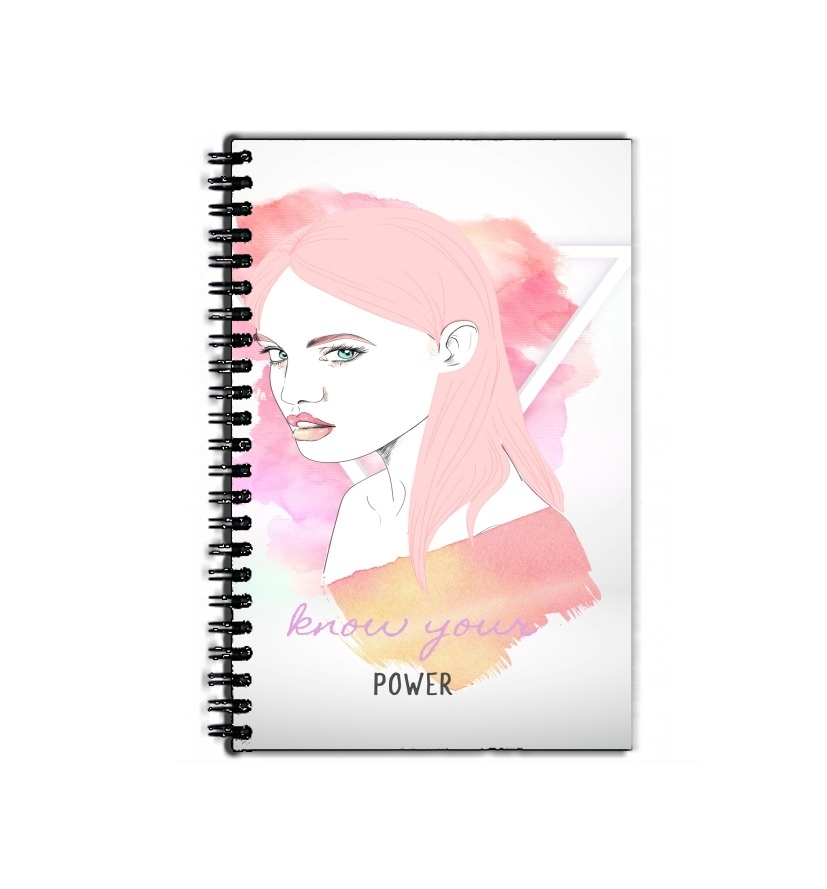 Cahier Visage femme Know your  power