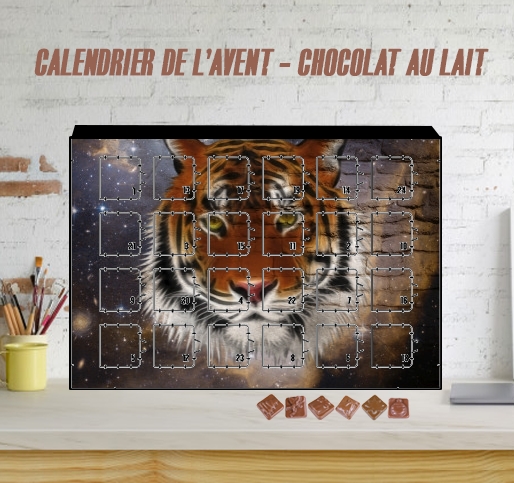 Calendrier Abstract Tiger