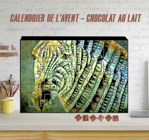 Calendrier abstract zebra