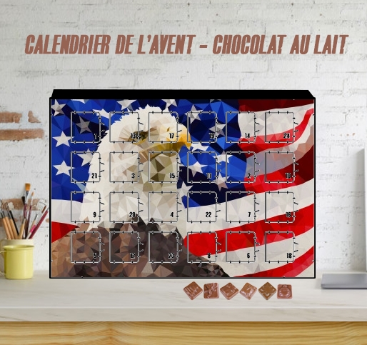 Calendrier American Eagle and Flag