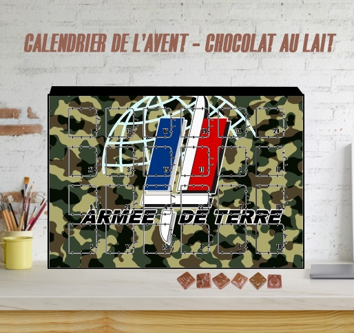 Calendrier de l'avent photo personnalisé Armee de terre - French Army