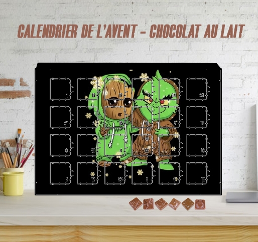 Calendrier Baby Groot and Grinch Christmas