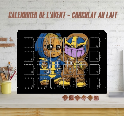 Calendrier Groot x Thanos