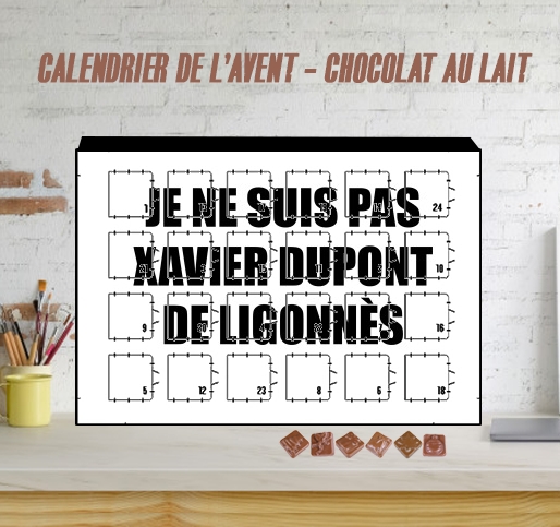 Calendrier Je ne suis pas Xavier Dupont De Ligonnes - Nom du criminel modifiable