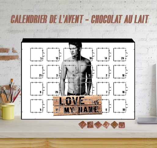 Calendrier Jeremy Irvine Love is my name