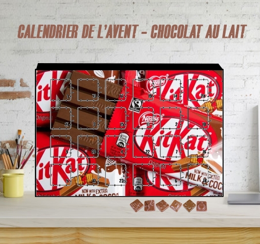 Calendrier kit kat chocolate