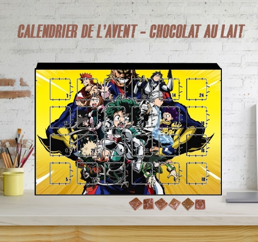 Calendrier de l'avent my hero academia Izuku Midoriya à petits prix