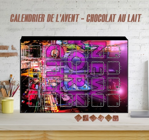 Calendrier New York City Broadway - Couleur rose 