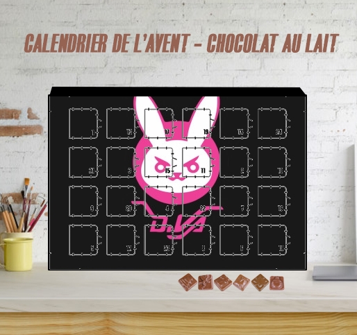 Calendrier Overwatch D.Va Bunny Tribute Lapin Rose