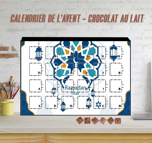 Calendrier Ramadan Kareem Blue