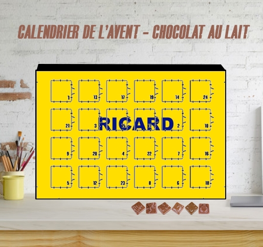 Calendrier de l'avent photo personnalisé Ricard