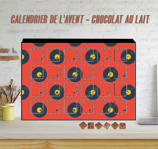 Calendrier Vynile Music Disco Pattern
