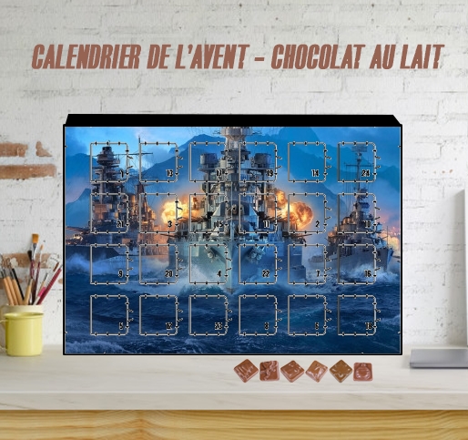 Calendrier Warships - Bataille navale
