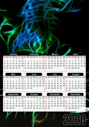 calendrier-photo Abstract neon Leopard
