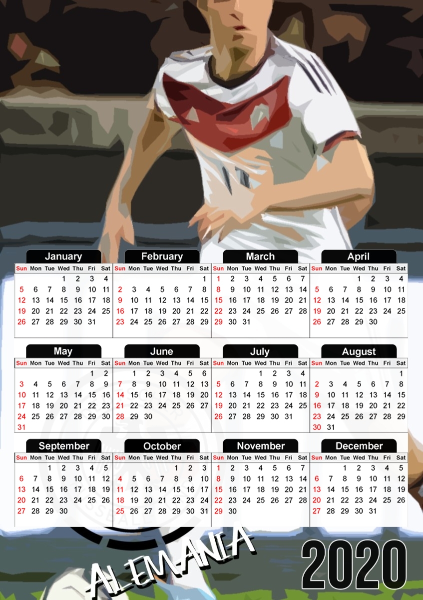 Calendrier Allemagne foot 2014