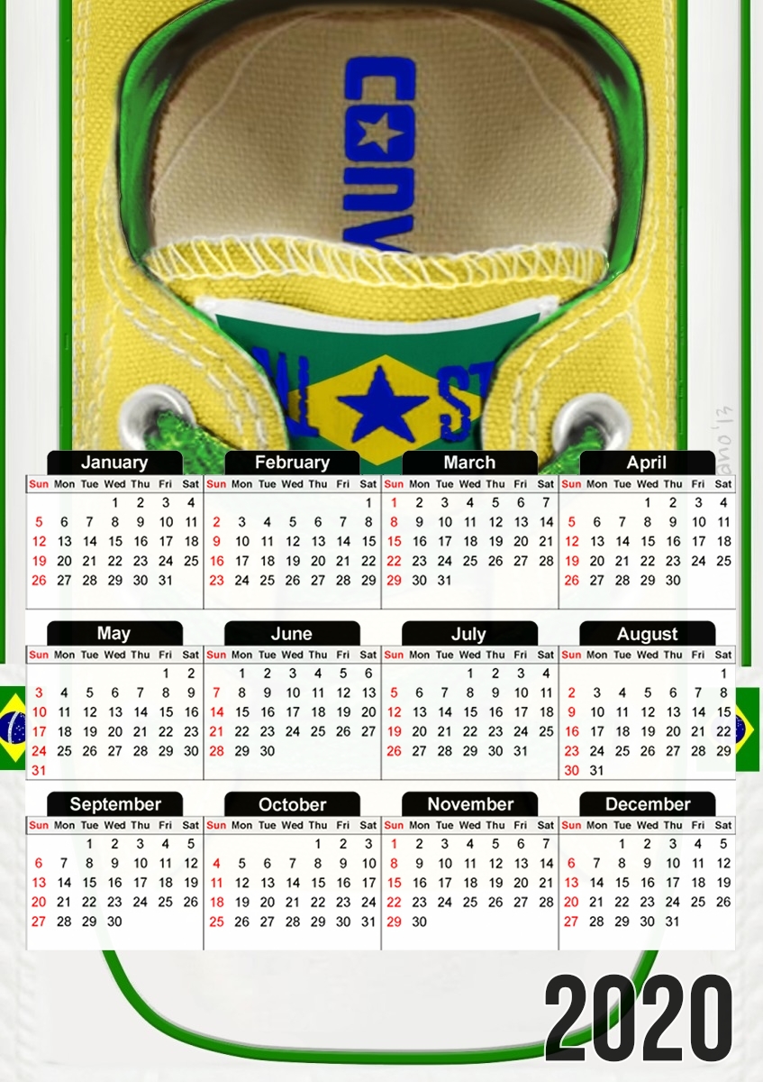 Calendrier All Star Basket shoes Brazil