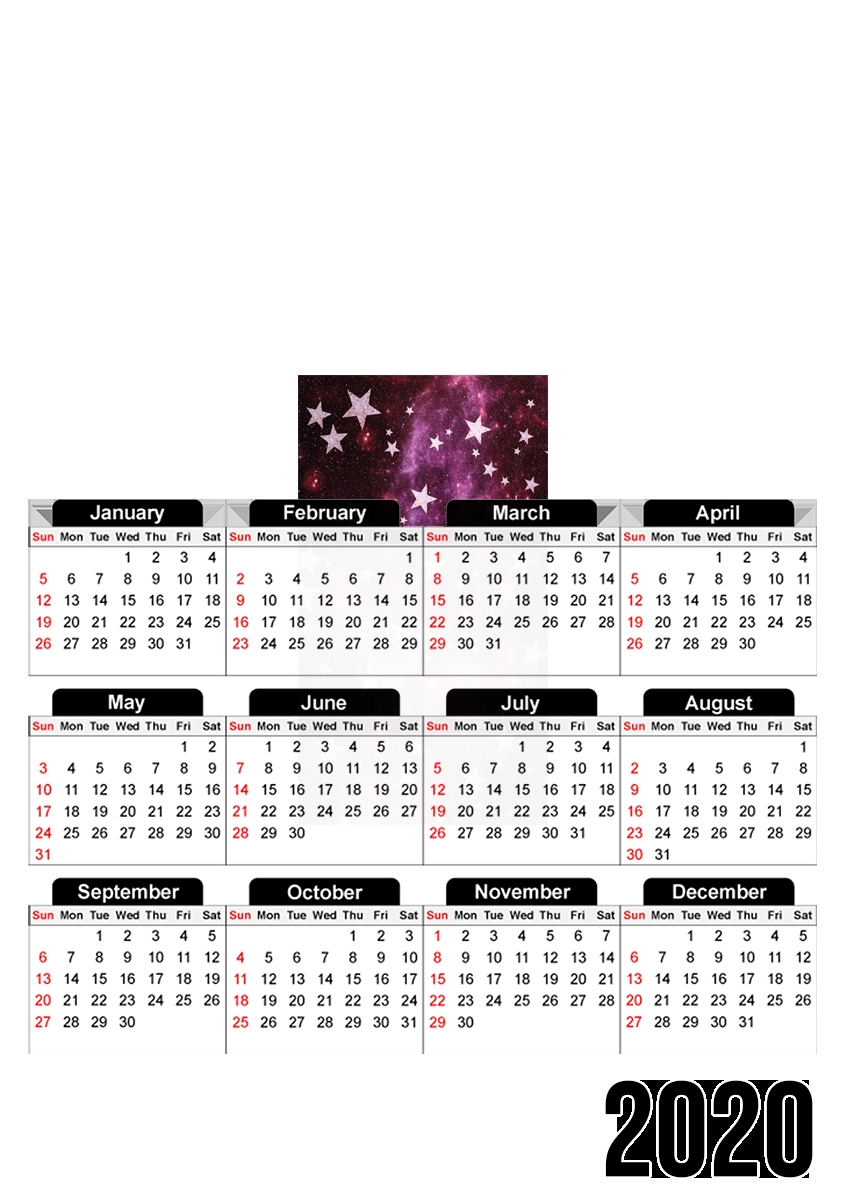 Calendrier All Stars Red