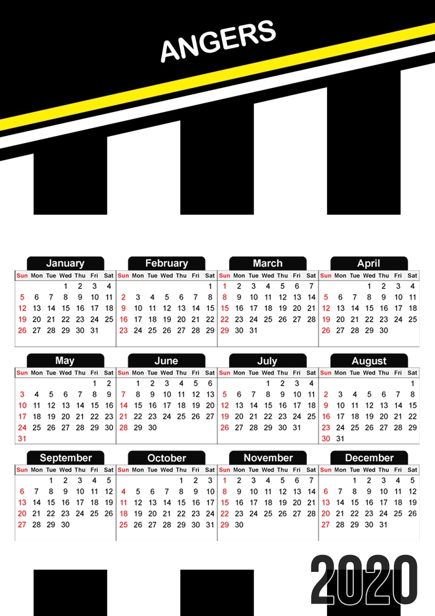 Calendrier Angers