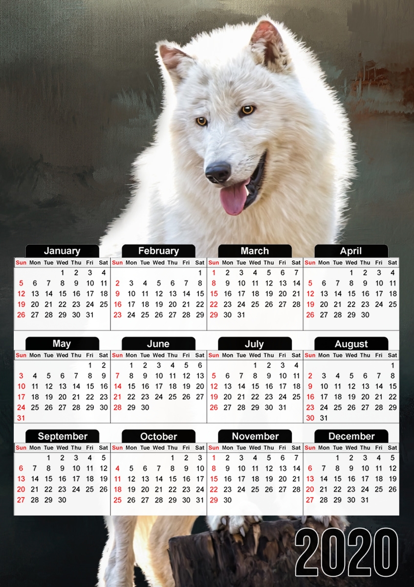 Calendrier Arctic wolf