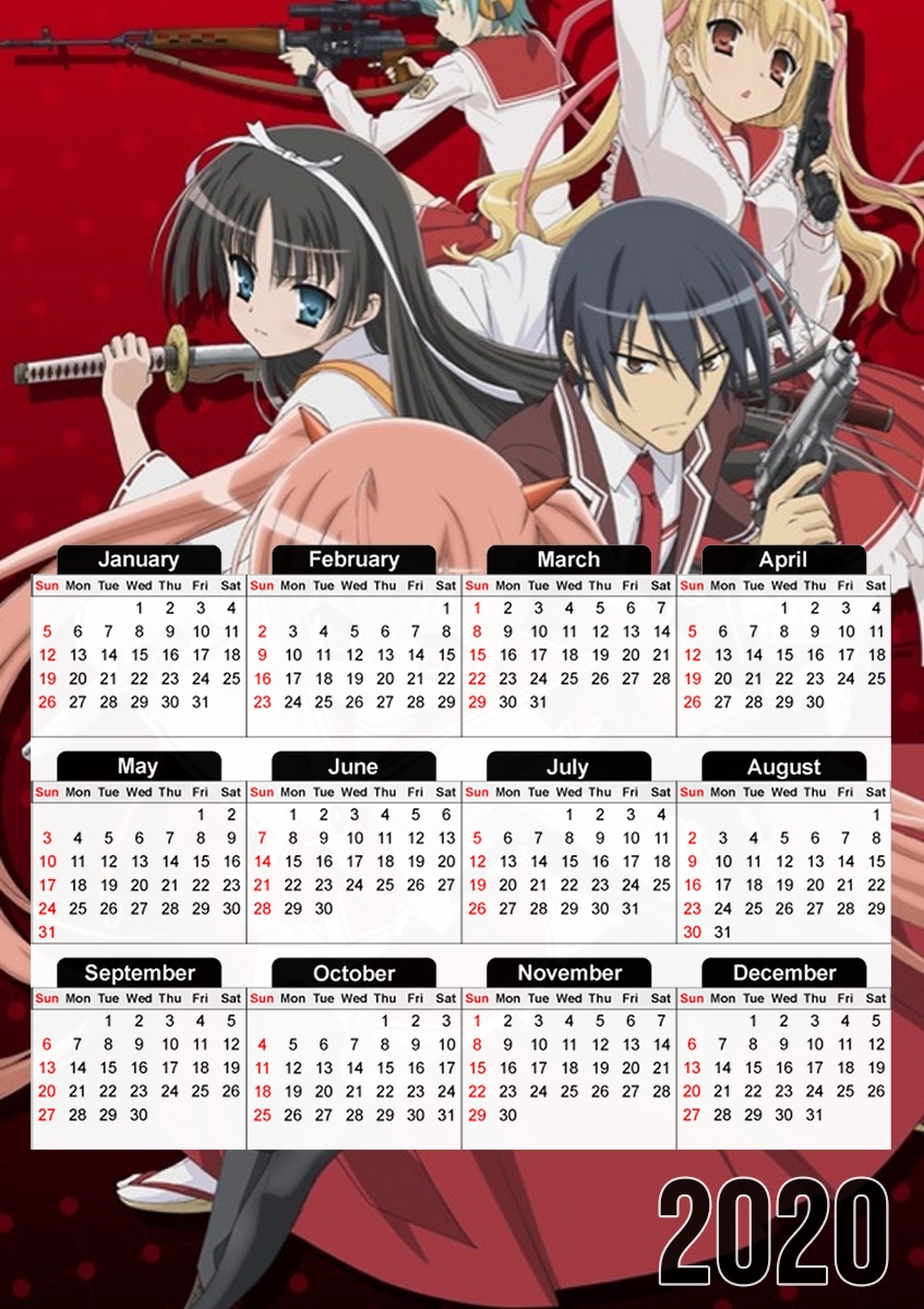 Calendrier Aria the Scarlet Ammo