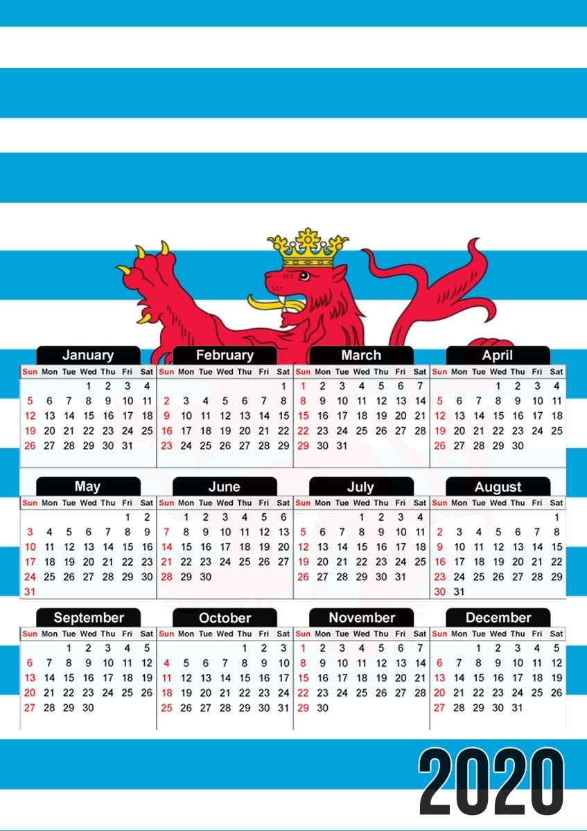 Calendrier Armoiries du Luxembourg