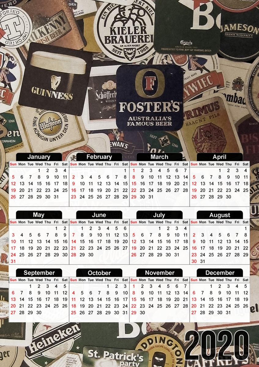 Calendrier Beers of the world