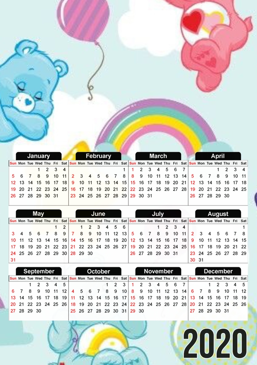 Calendrier Bisounours