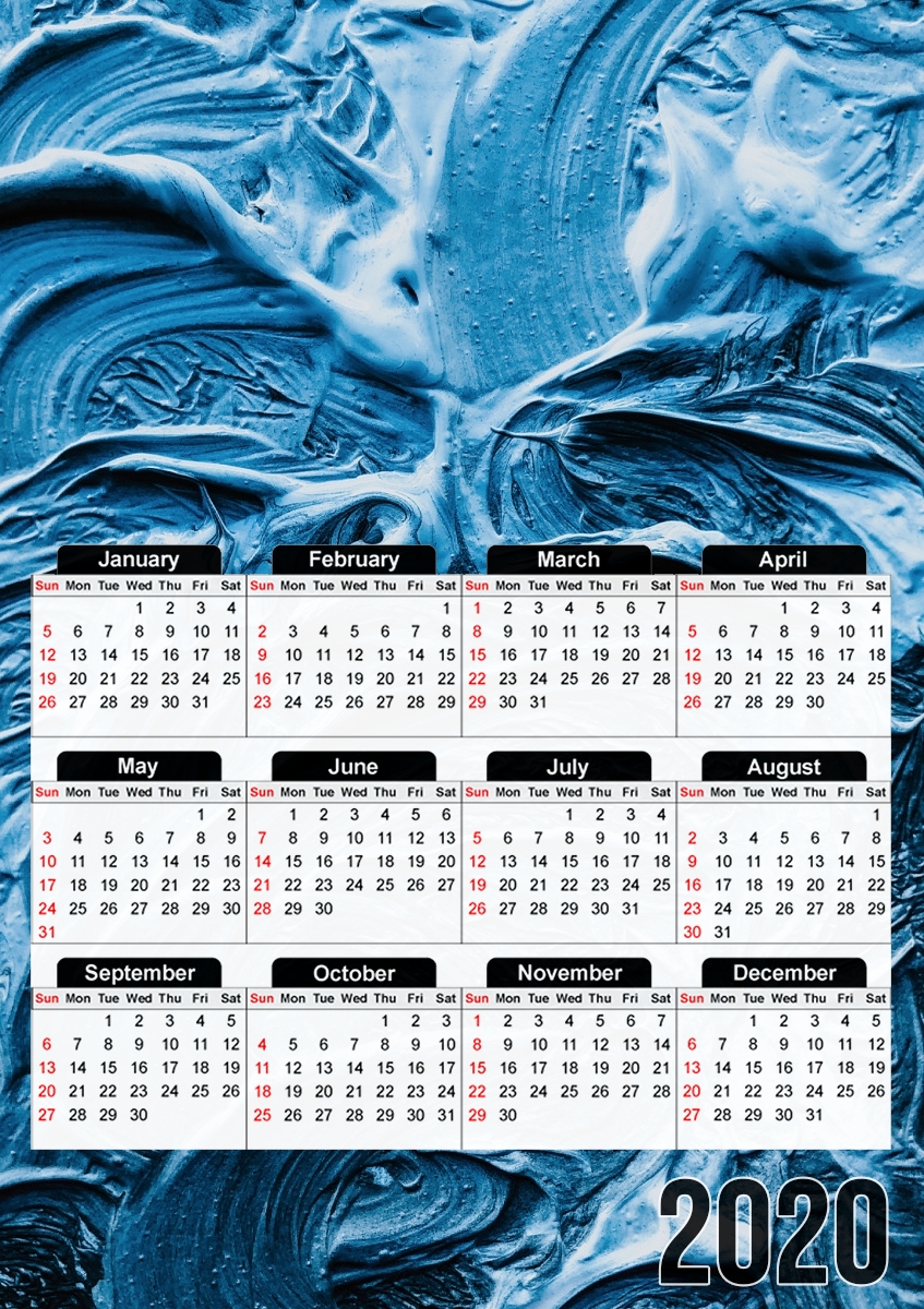 Calendrier BLUE WAVES