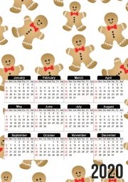 calendrier-photo Christmas snowman gingerbread