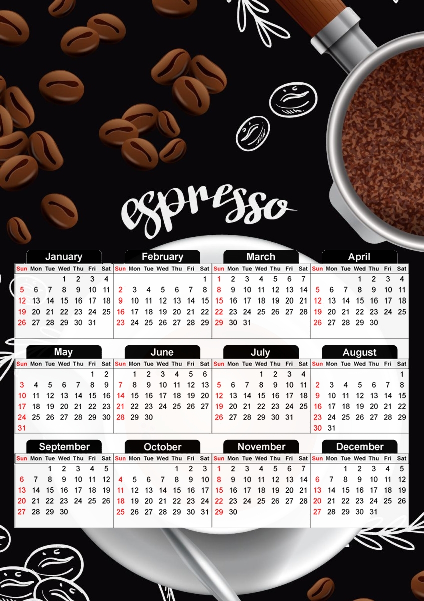 Calendrier Coffee time