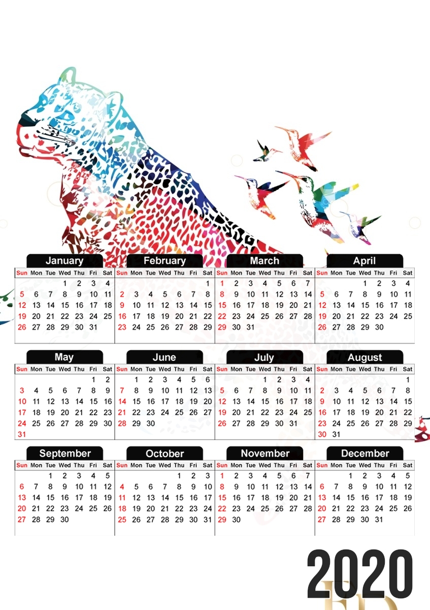 Calendrier Color Beast
