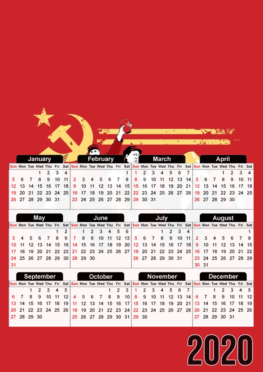 Calendrier Communisme Party