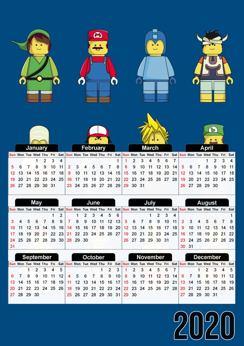 Calendrier Cosplay 
