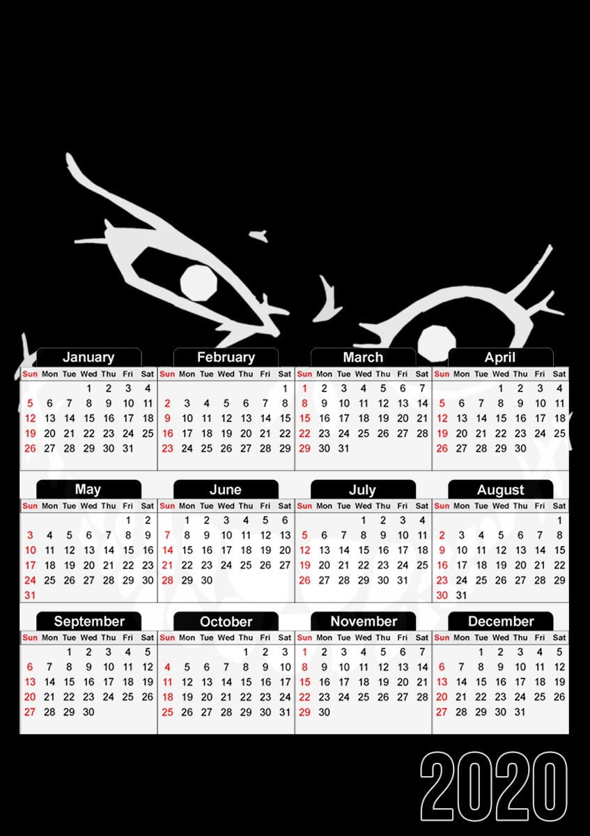 Calendrier photo 30x43cm format A3 Crazy Monster Grin