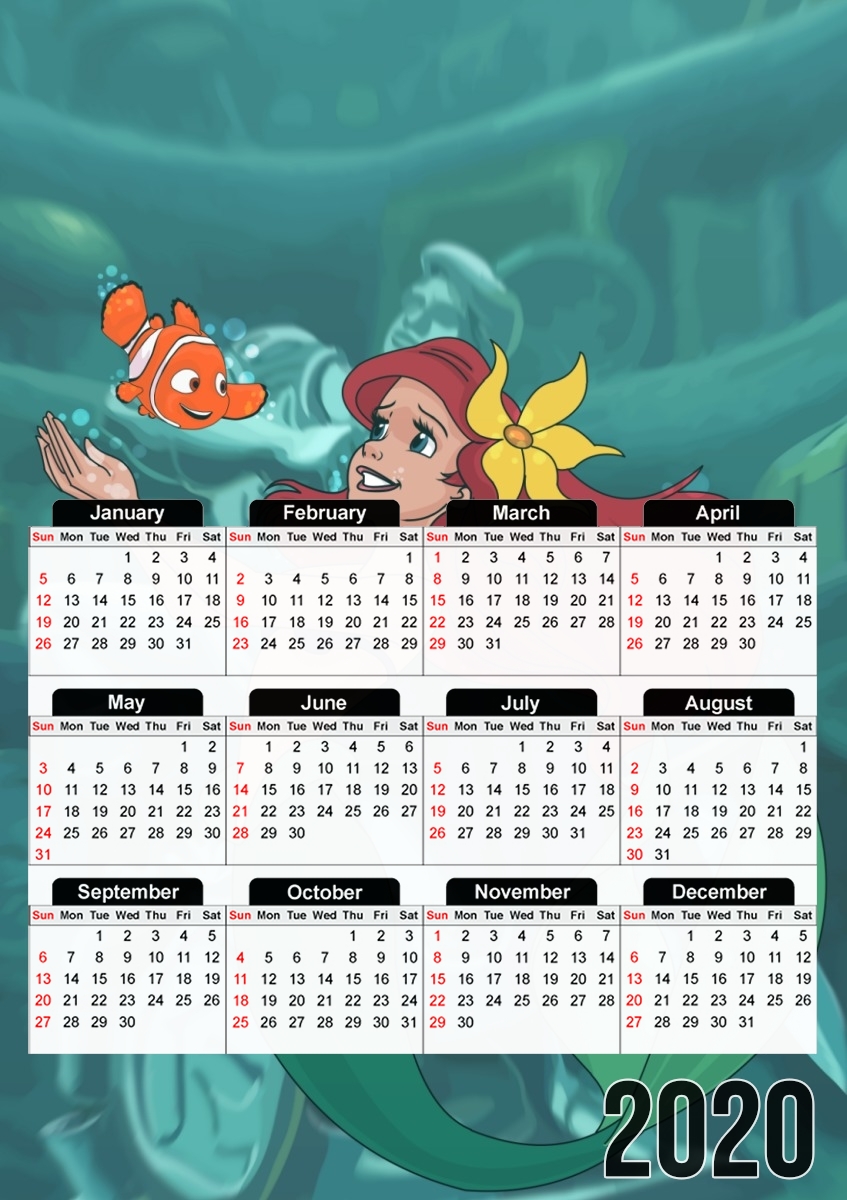 Calendrier Disney Hangover Ariel and Nemo