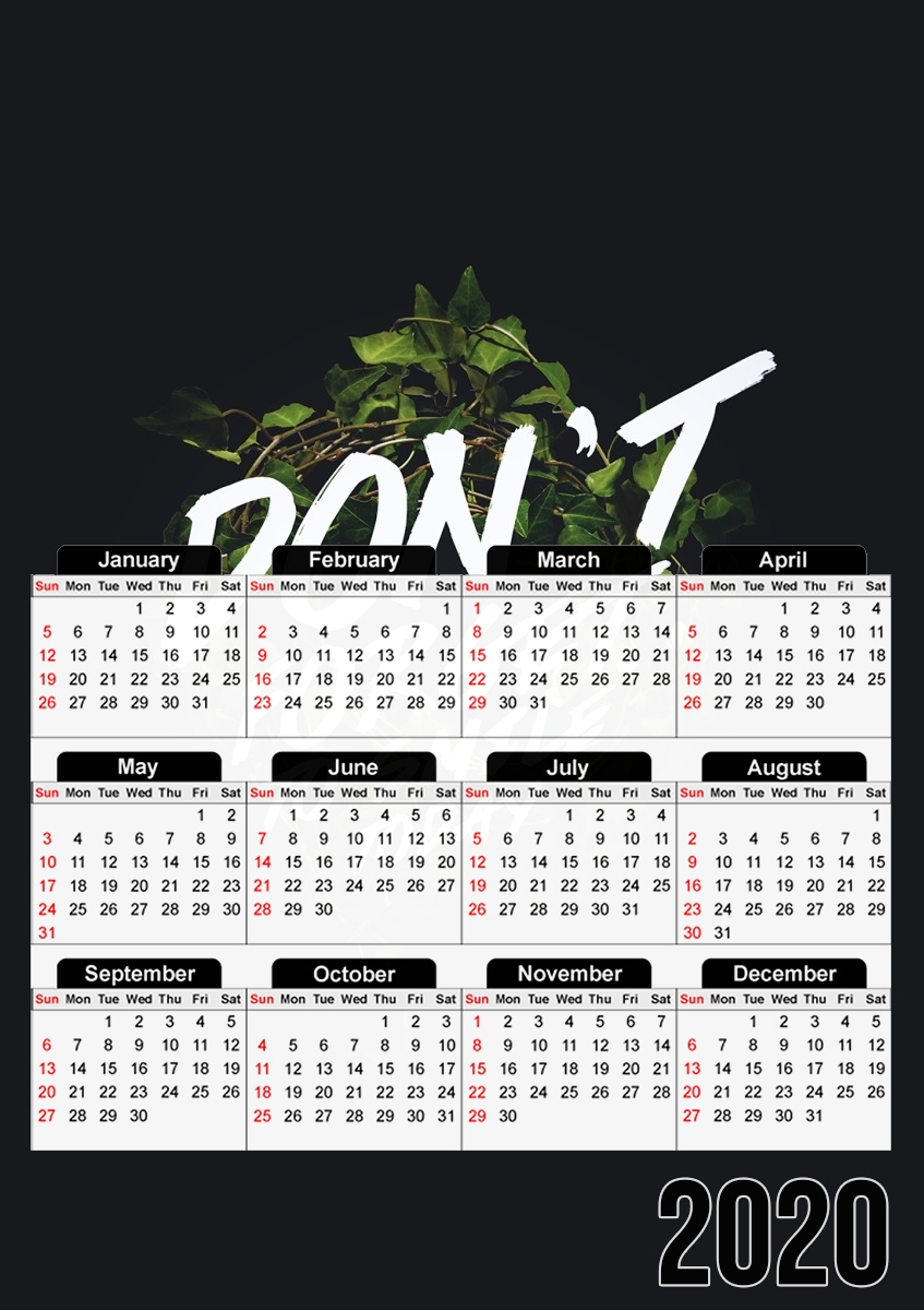 Calendrier Don't forget it! 