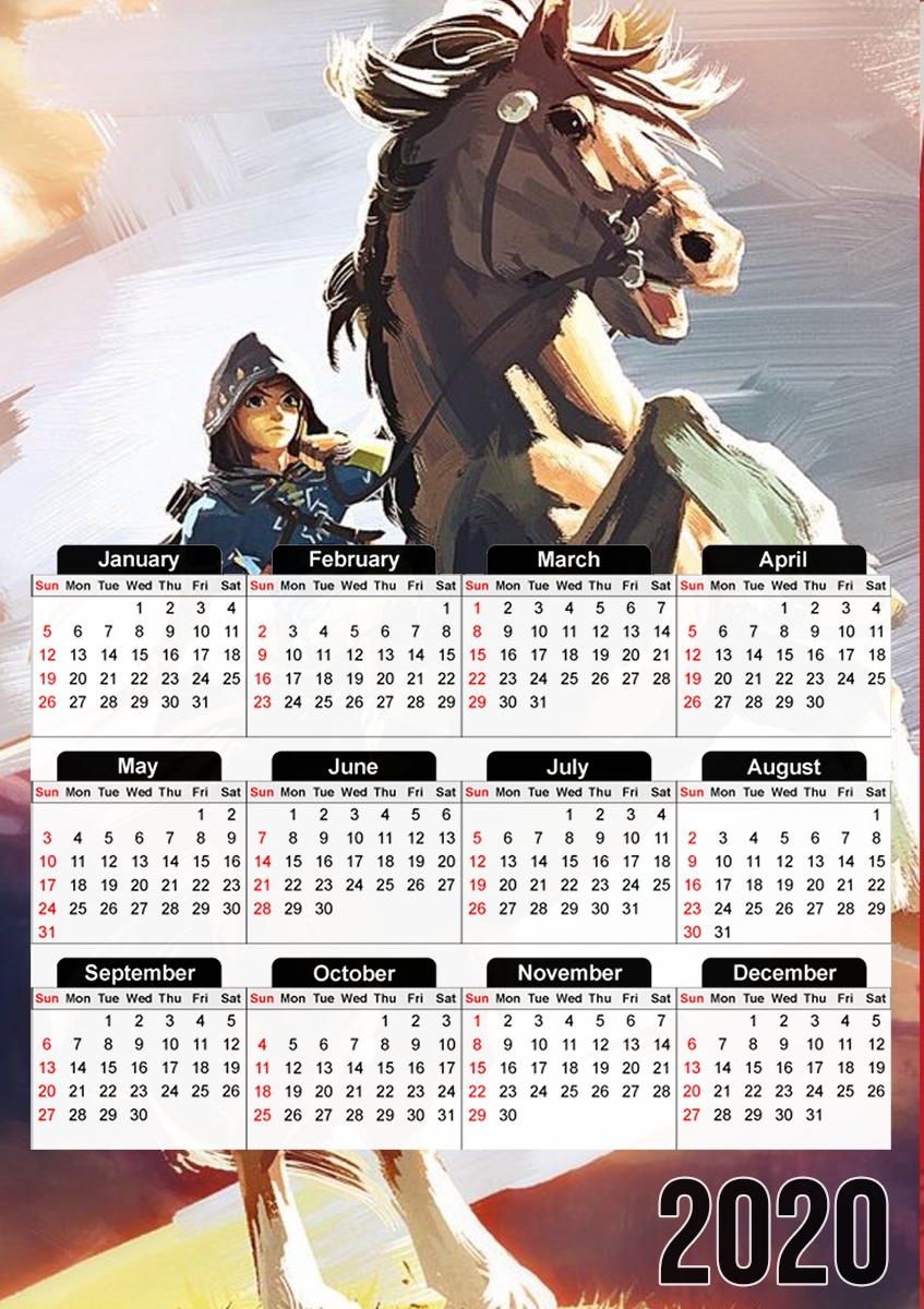 Calendrier Epona Horse with Link
