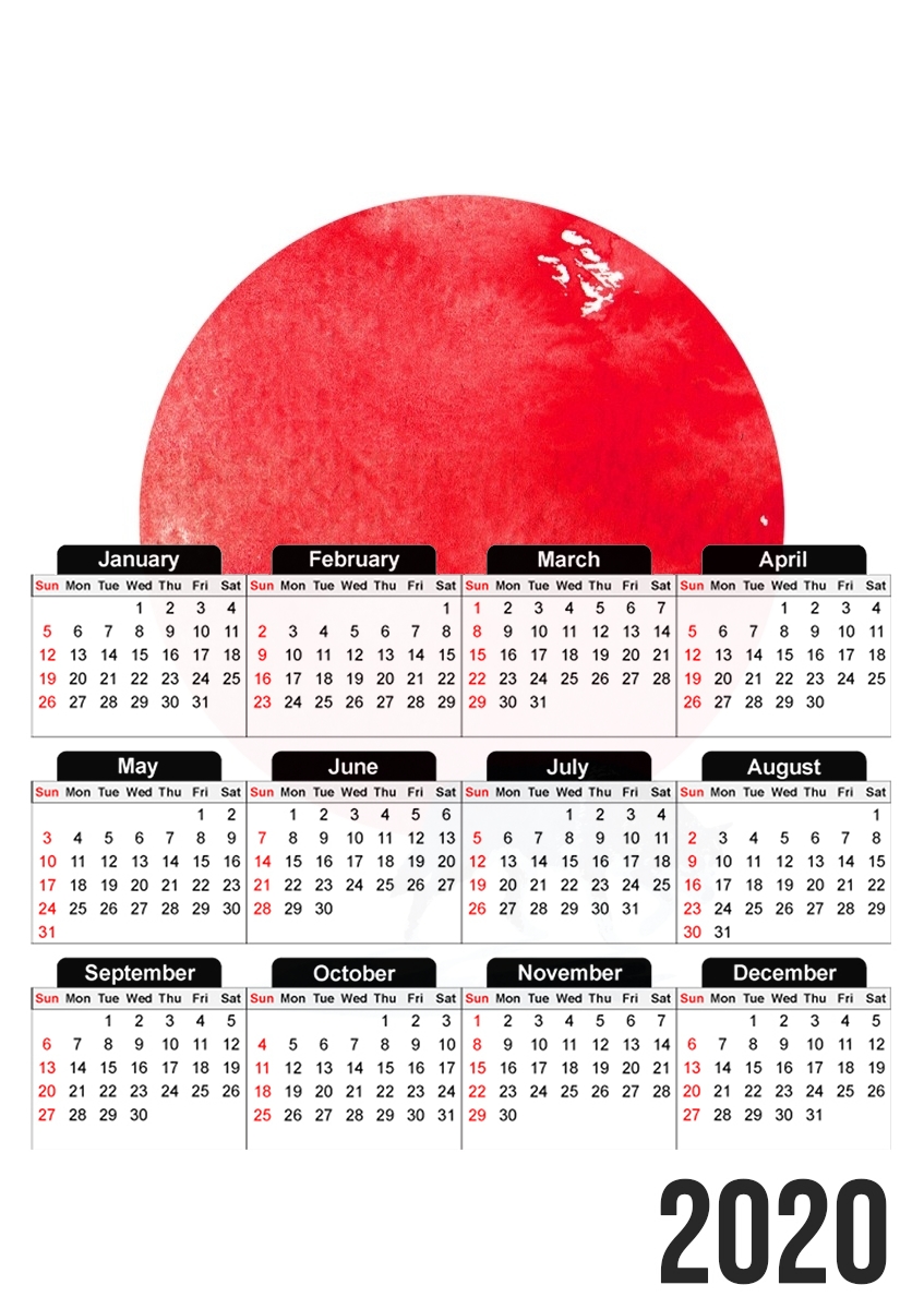 Calendrier Fear the red