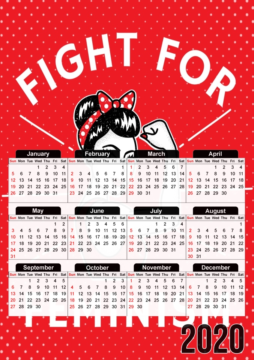 Calendrier Fight for feminism