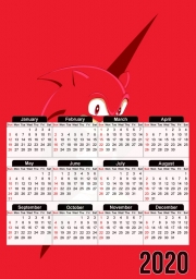 calendrier-photo Flash The Hedgehog