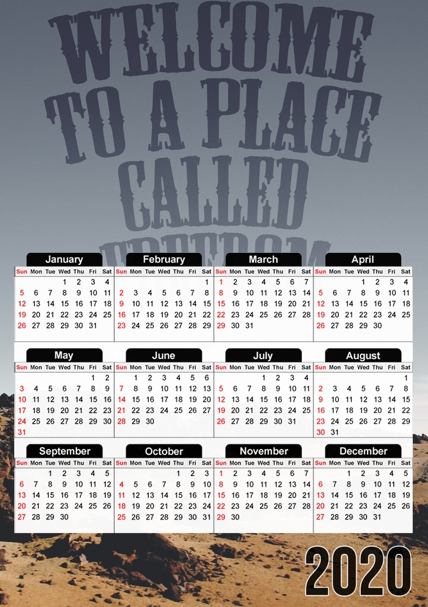 Calendrier Freedom