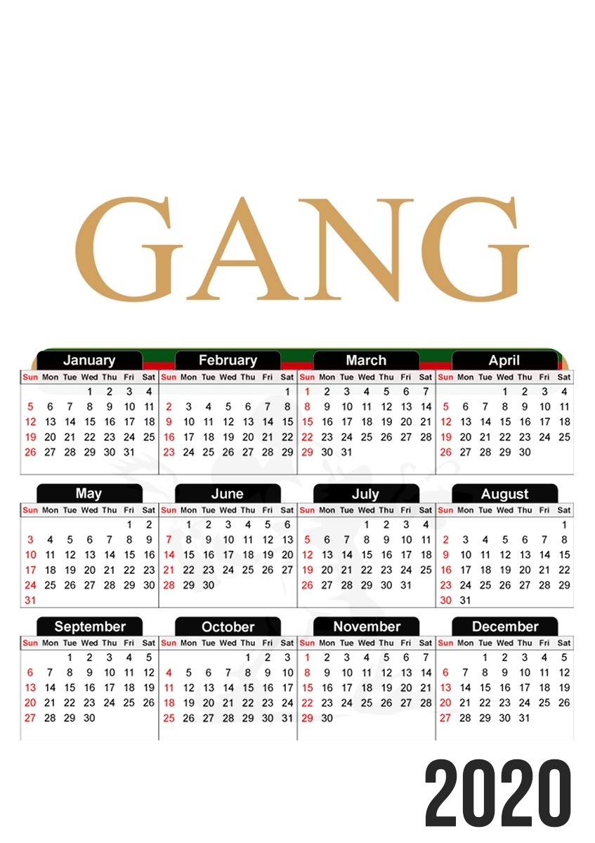 Calendrier Gang Mouse