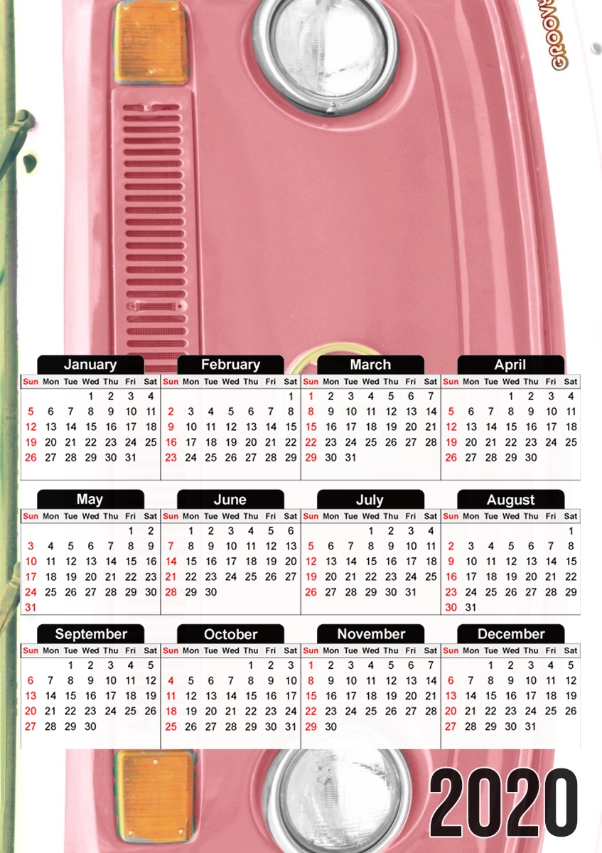 Calendrier Groovy Blushing