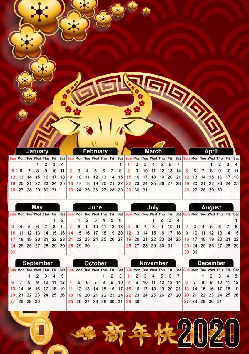 Calendrier Nouvel an chinois Le Bufle
