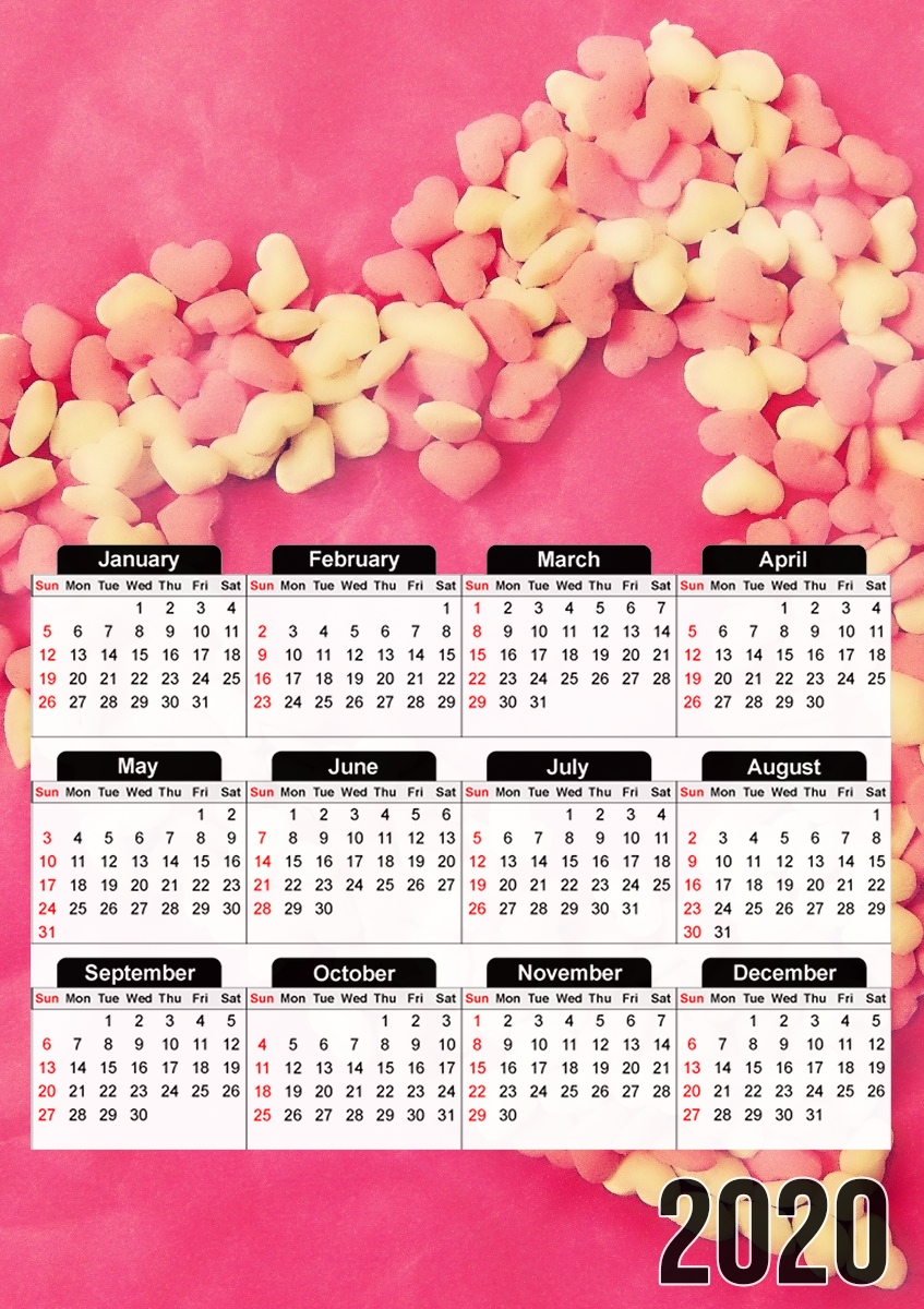 Calendrier Heart of Hearts