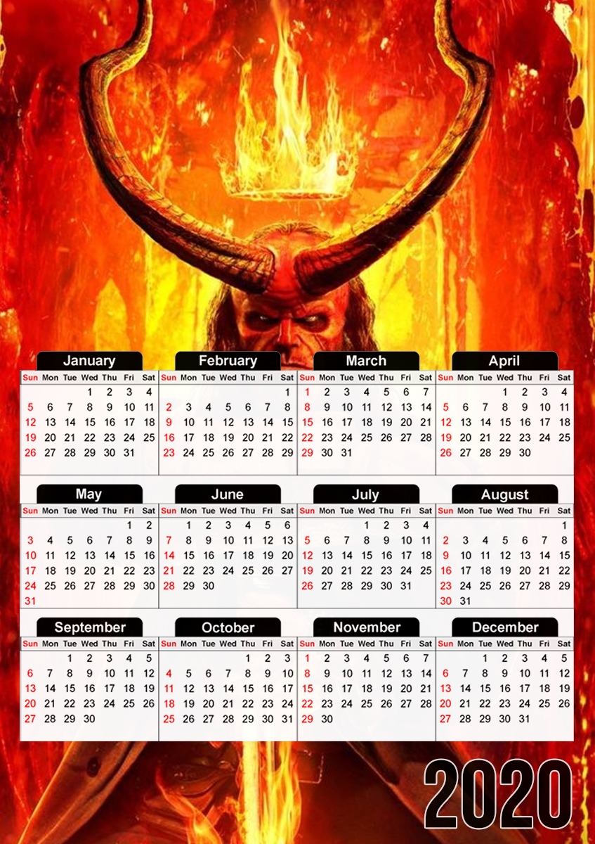 Calendrier Hellboy in Fire