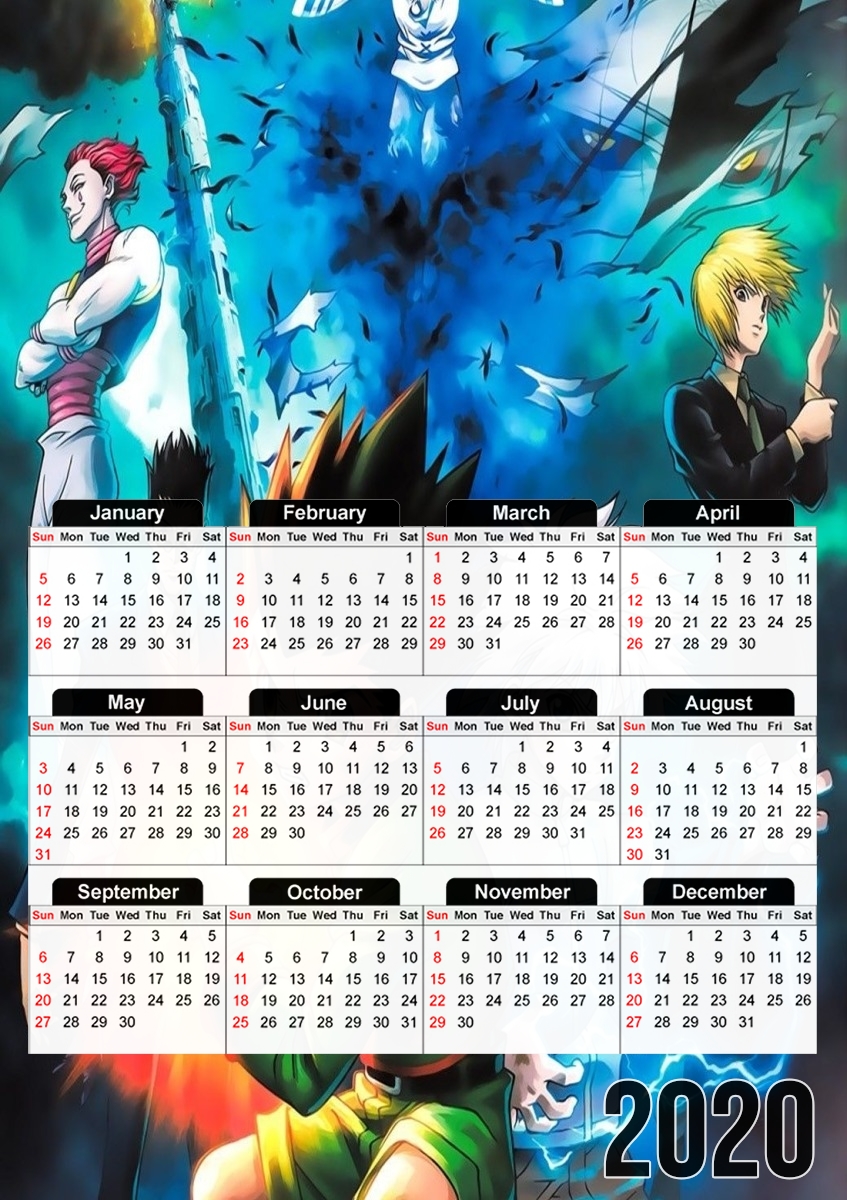 Calendrier Hunter x Hunter Poster Art