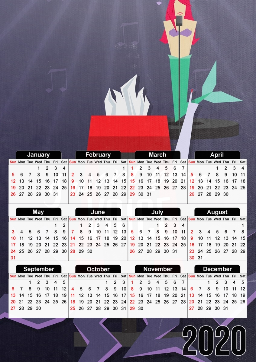 Calendrier I Want Your Voice